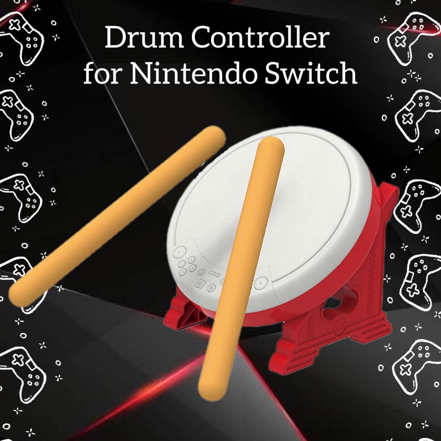 太鼓の達人専用コントローラー 太鼓とバチ for Nintendo Switch