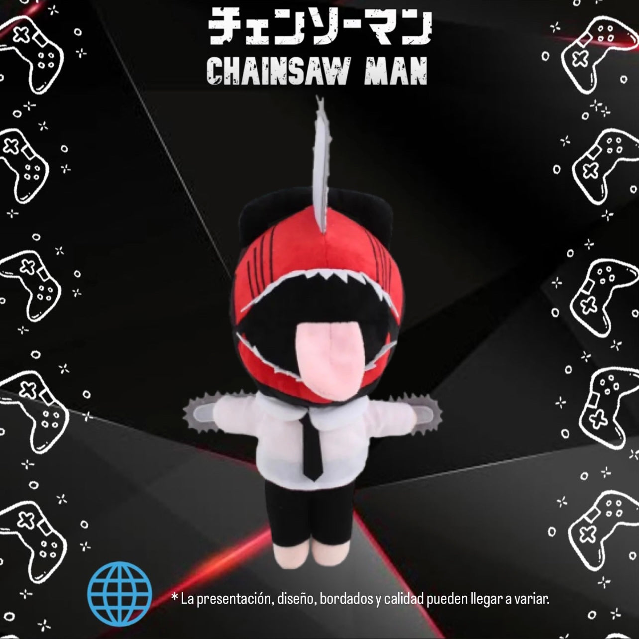 Peluche Denji Demonio Motosierra - Chainsawman