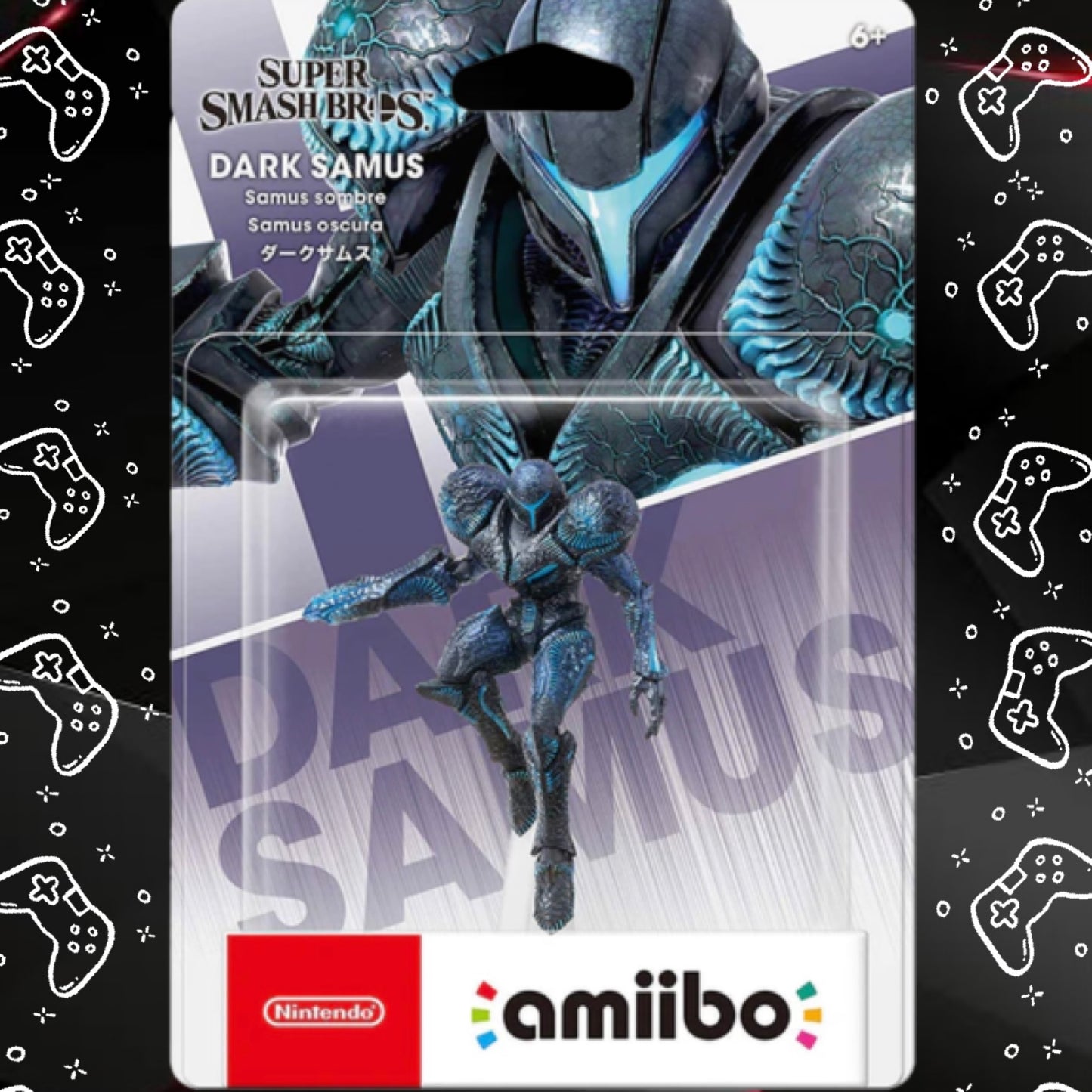 Figura Dark Samus Amiibo | Super Smash Bros. - Nintendo