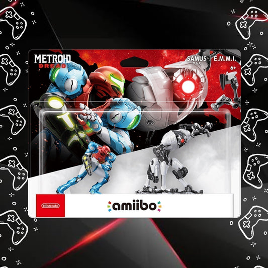 Figuras Samus & E.M.M.I. Dual Pack Amiibo | Metroid Dread - Nintendo