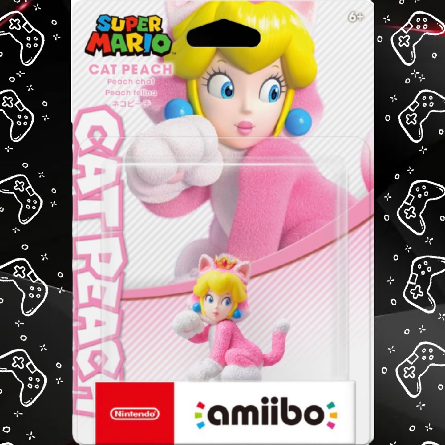 Figura Cat Peach Amiibo | Super Mario - Nintendo