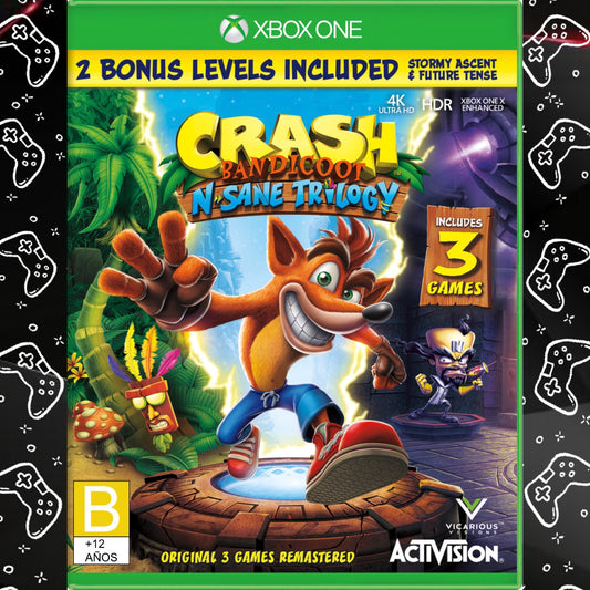 Crash Bandicoot N. Sane Trilogy Xbox One - Standard Físico