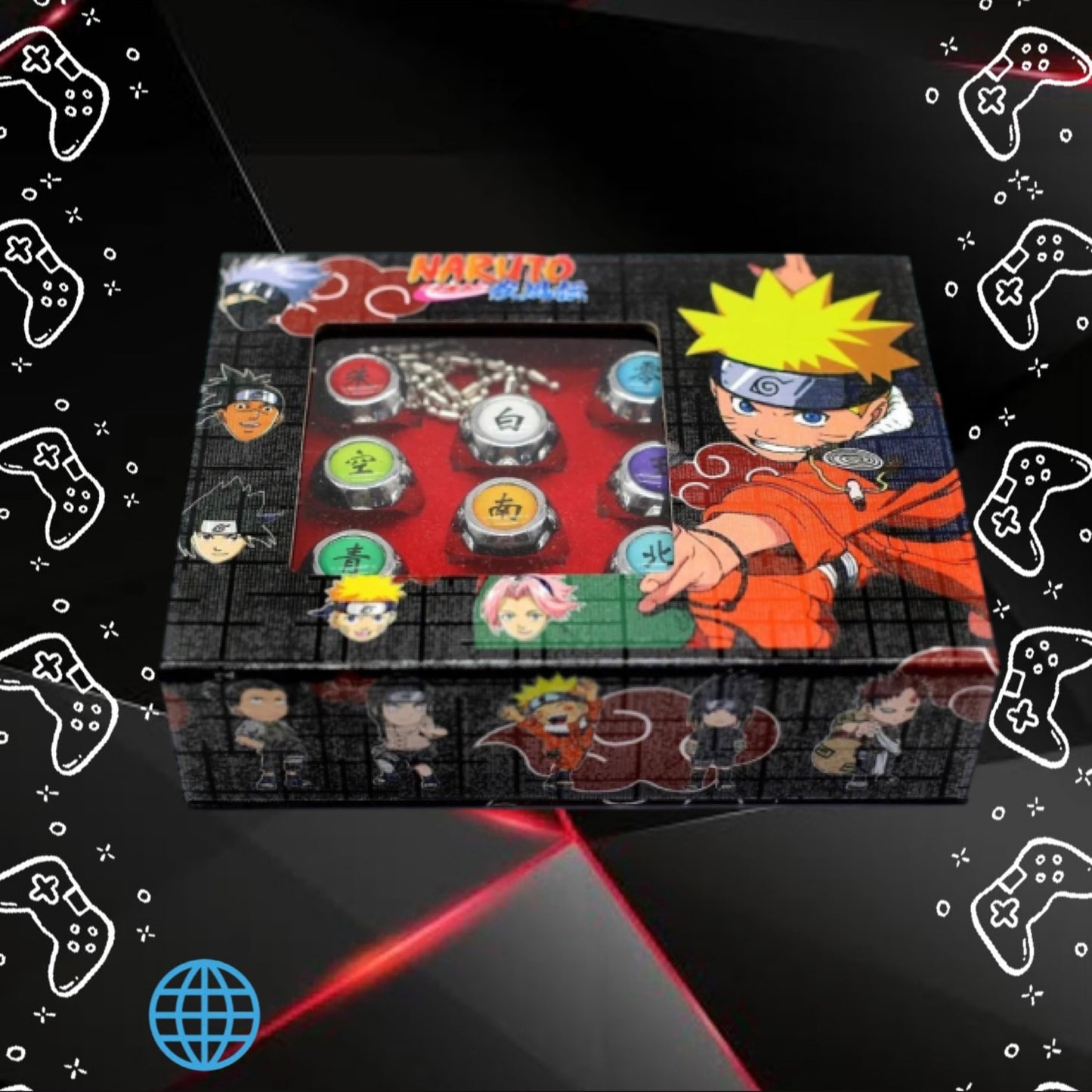 Colección de Anillos Akatsuki - Naruto Shippuden