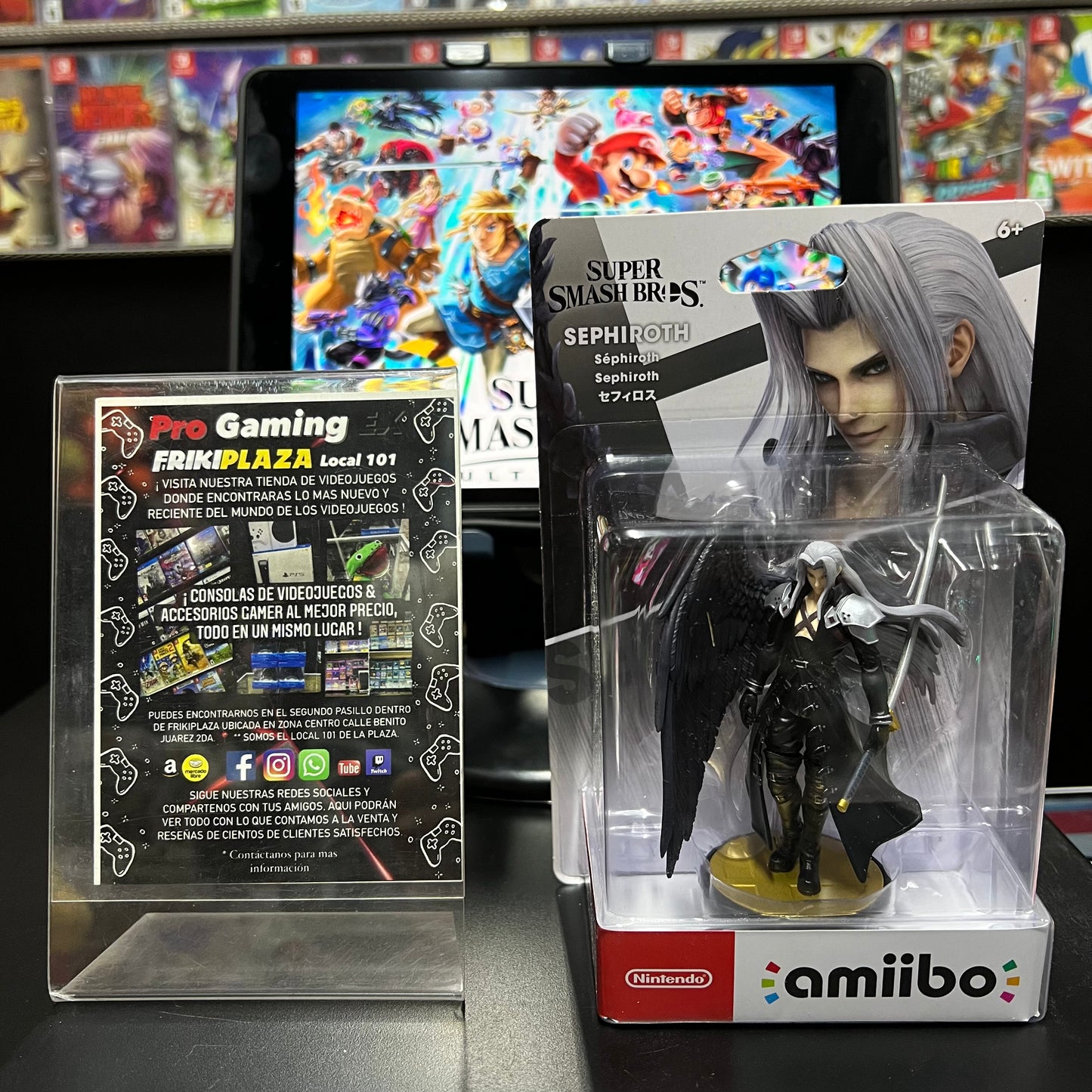 Figura Sephiroth Amiibo | Super Smash Bros. - Nintendo