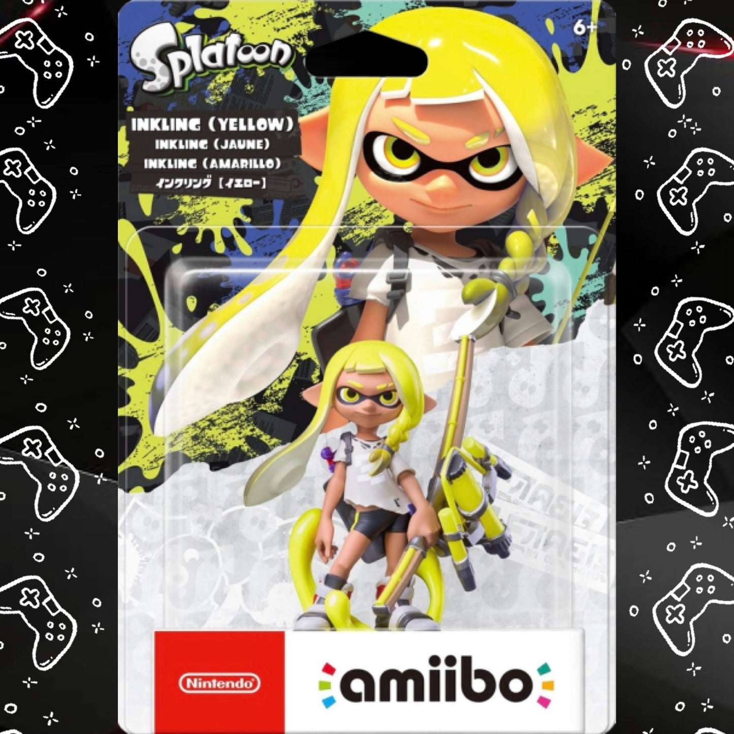 Figura Inkling (Yellow) Amiibo | Splatoon Series - Nintendo