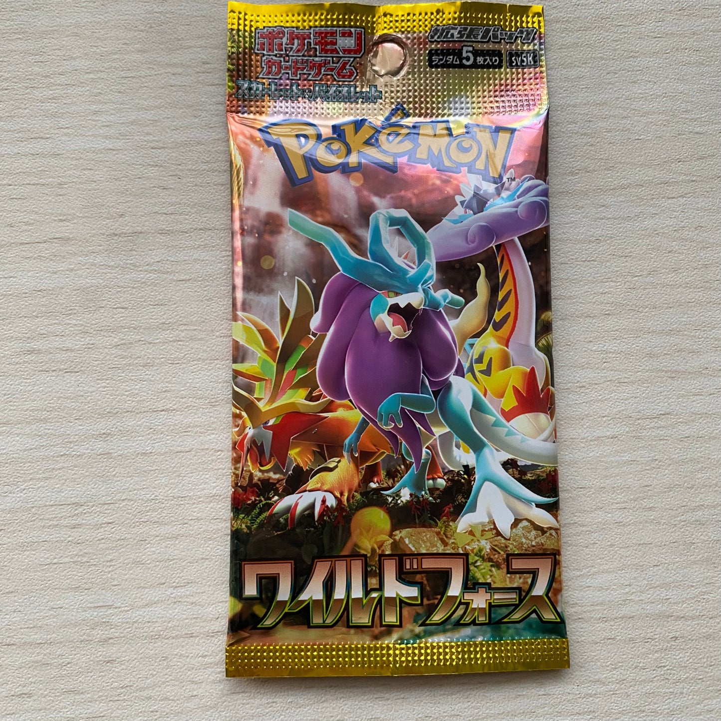 Pokémon Trading Card Game: Scarlet & Violet "Wild Force" - Booster Pack