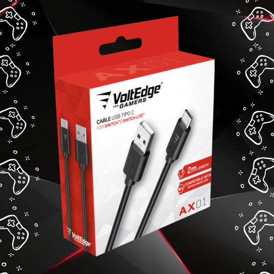 Cable de Carga USB Tipo C Universal Nintendo Switch - AX01