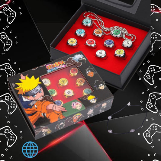 Colección de Anillos Akatsuki - Naruto Shippuden